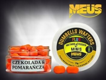 Dumbells Wafters Fluo 8mm MINIS - Czekolada & Pomarańcza 15g