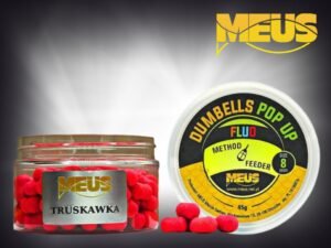 Kulki Pop-Up Dumbells Fluo 8mm – Truskawka