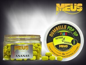 Kulki Pop-Up Dumbells Fluo 8mm – Ananas