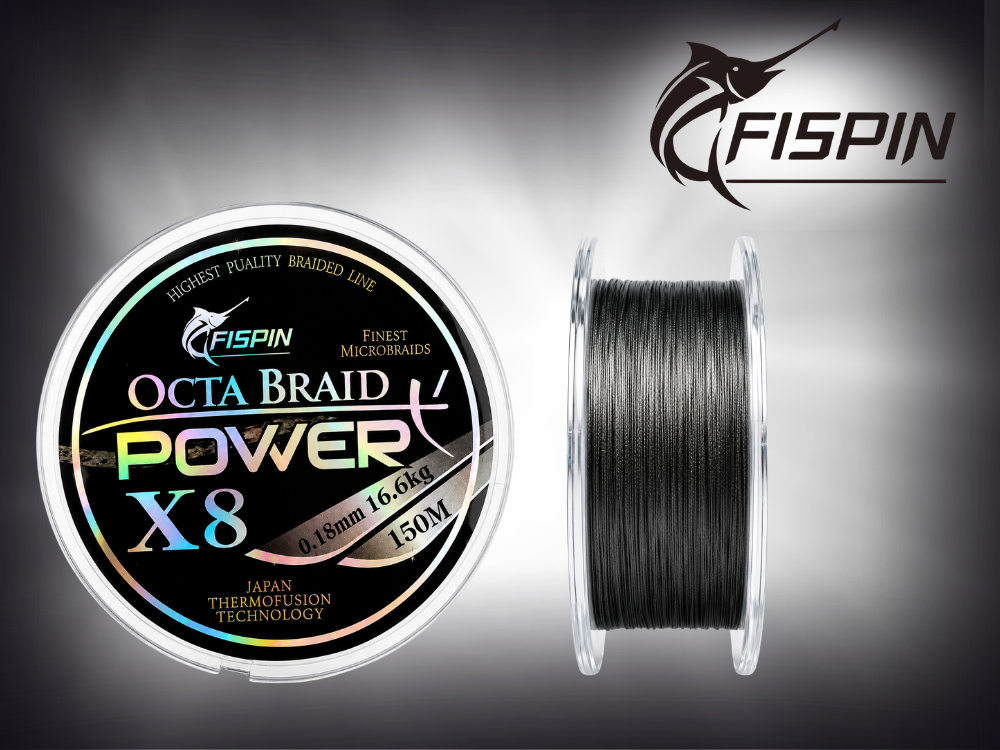 Plecionka Fispin Octa Braid Power 0,18mm 150m - obrazek 2