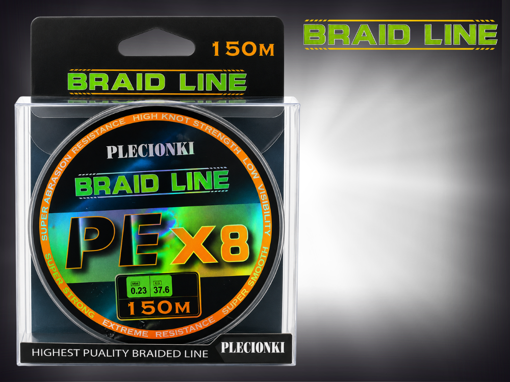 Plecionka PE x8 0,23mm 150mm