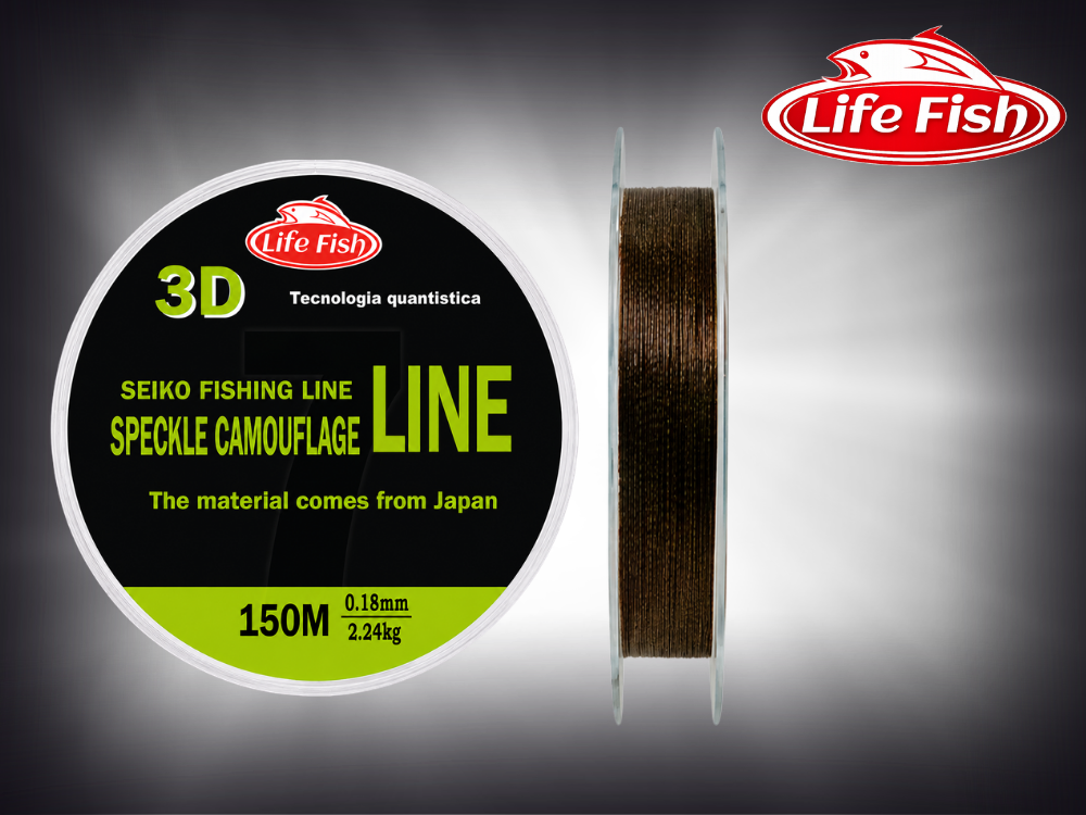 Żyłka wędkarska Speckle CamouFlage Line 0,18mm 150m - obrazek 2