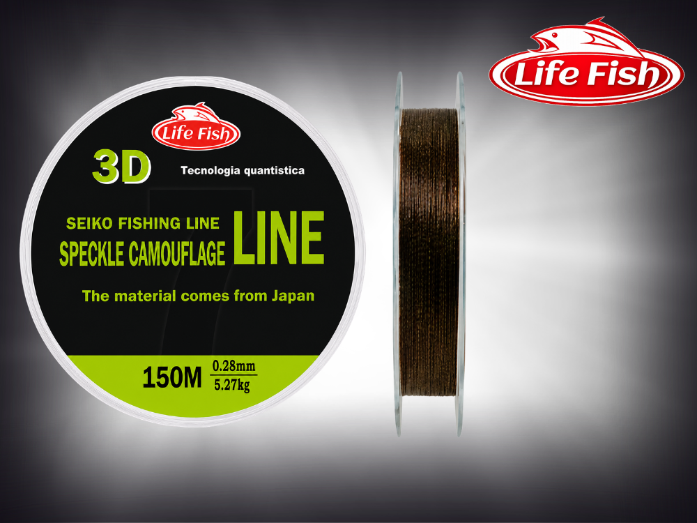 Żyłka wędkarska Speckle CamouFlage Line 0,28mm 150m - obrazek 2