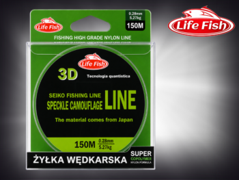 Żyłka wędkarska Speckle CamouFlage Line 0,28mm 150m