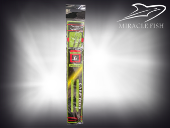 Przypony Karpiowe Miracle Fish Carp Rigs – Gotowe Zestawy z Haczykiem, Rozmiar 6