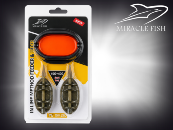 Koszyczek Method Feeder Miracle Fish z foremką – 2 × 40 g + foremka