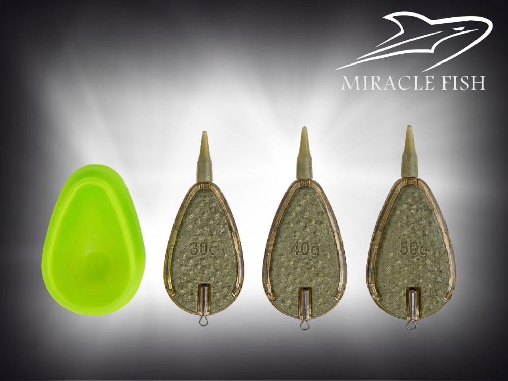 Zestaw koszyczków Method Feeder Miracle Fish 30 g + 40 g + 50 g z foremką - obrazek 2