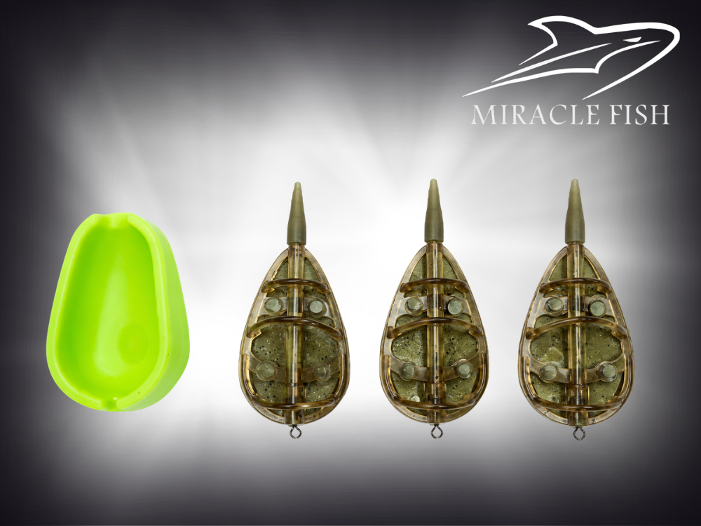 Zestaw koszyczków Method Feeder Miracle Fish 15 g + 20 g + 25 g z foremką - obrazek 3