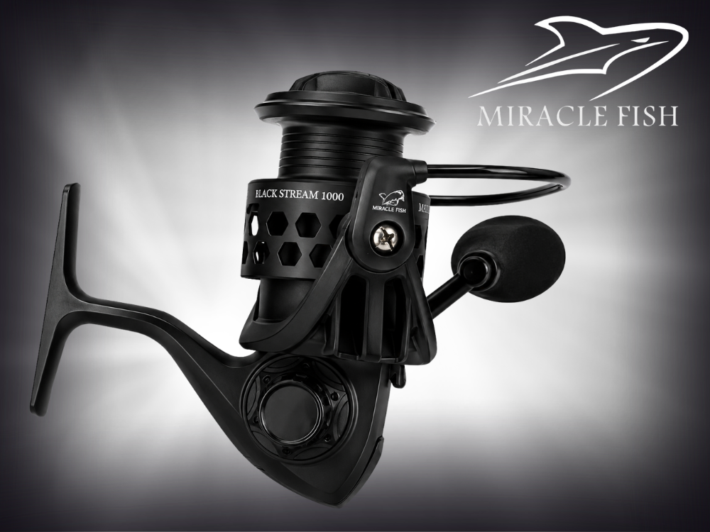 Kołowrotek Miracle Fish Black 1000 - obrazek 2