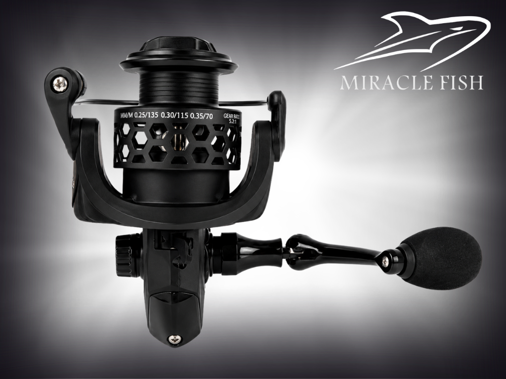 Kołowrotek Miracle Fish Black 1000 - obrazek 3