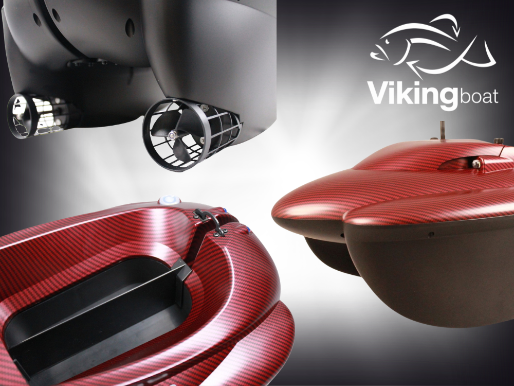 Łódka zanętowa Viking RS Mini Pro Carbon Red All in One - obrazek 4